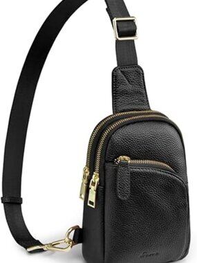 Women’s Genuine Leather Sling Bag | RFID Blocking Crossbody